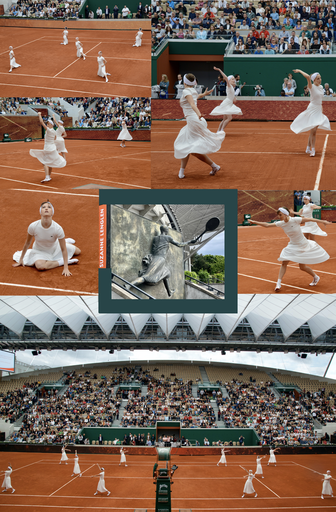 Roland Garros 2024 Court Suzanne Lenglen