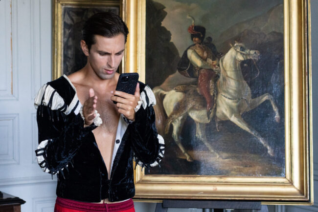 FRANCE PARIS PORTRAIT OF THE FRENCH ACTRISS LUCRECE CARMIGNAC