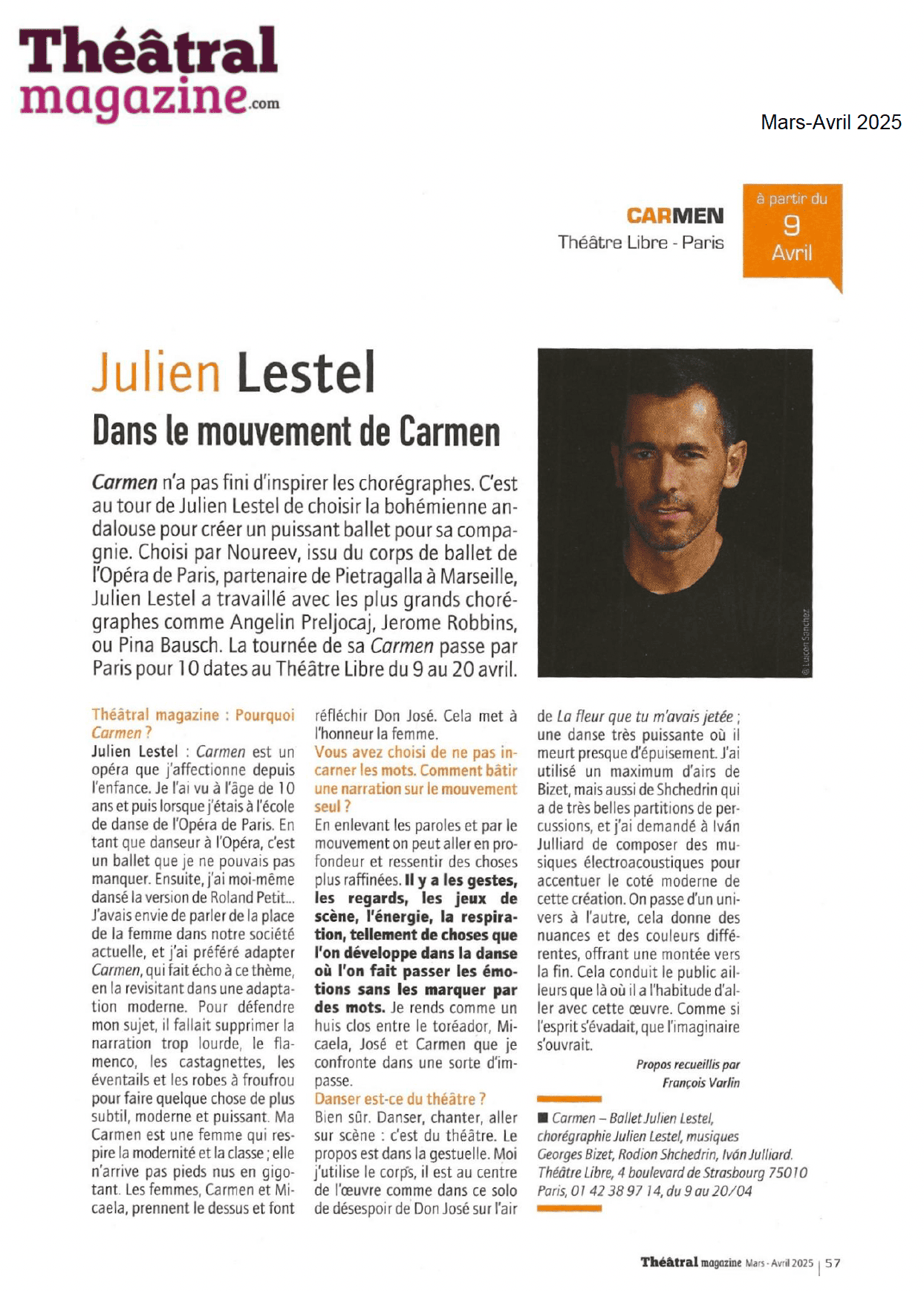 Théâtral Magazine